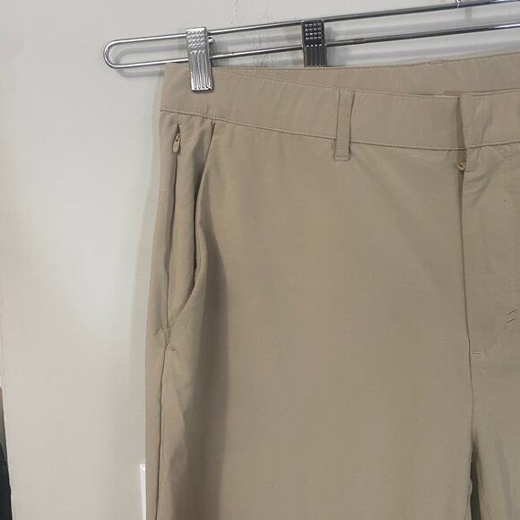 Fabletics The Only Pant Tan Cream Lightweight Outdoor Pant Straight Leg Sz L - Picture 3 of 14